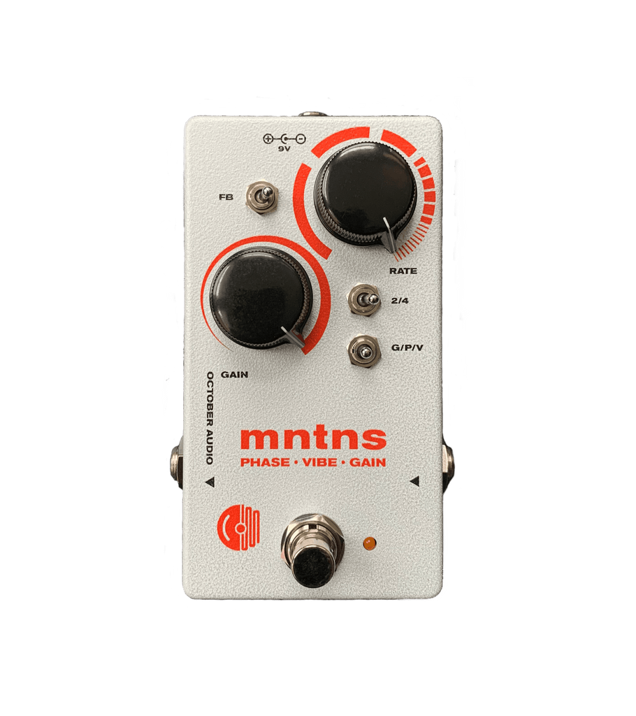 mntns - phaser guitar effects pedal 